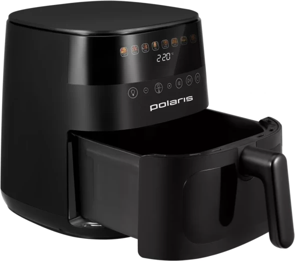Аэрогриль Polaris PAF 8003W WIFI IQ Home 7.5л 1800Вт черный (PAF 8003W)
