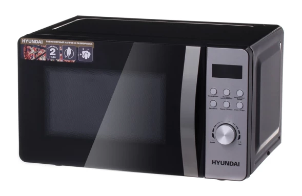 Микроволновая Печь Hyundai HYM-D2071 20л. 700Вт черный/серебристый