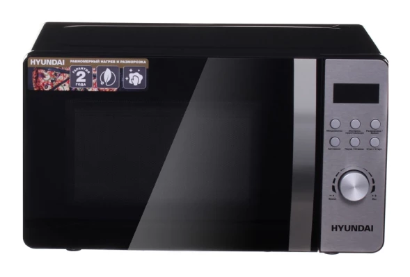 Микроволновая Печь Hyundai HYM-D2071 20л. 700Вт черный/серебристый