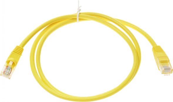 Патч-корд cat.5E molded 1м желтый RJ-45 (m)-RJ-45 (m) (упак.:1шт)