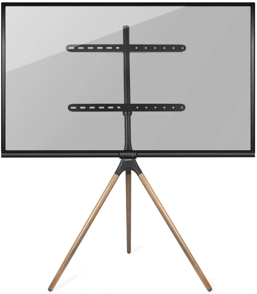 Стойка для телевизора Kromax OMEGA-11 серебристый/береза 32&amp;quot;-70&amp;quot; макс.35кг напольный фиксированный