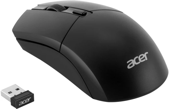 Клавиатура + мышь Acer OKR120 клав:черный мышь:черный USB беспроводная (ZL.KBDEE.007)