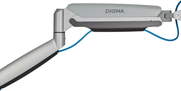 Кронштейн для мониторов ЖК Digma D-MM302D серый 17&amp;quot;-35&amp;quot; макс.15кг крепление к столешнице поворот и наклон