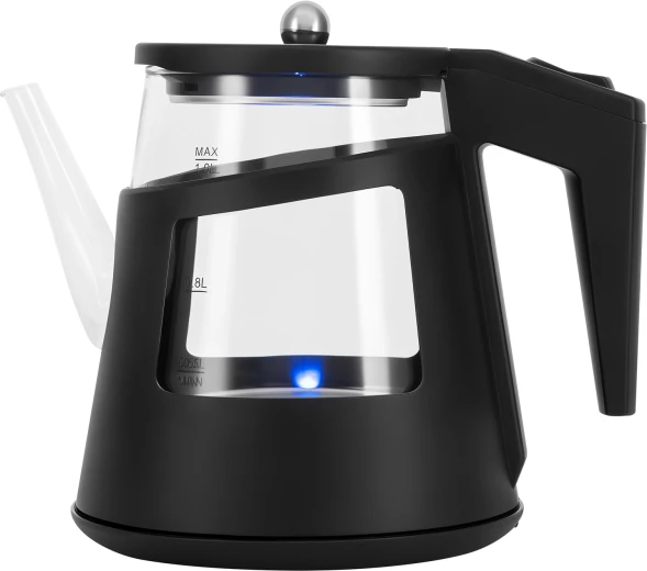 Чайник электрический Vitek VT-WK1083 1л. 1100Вт черный корпус: стекло
