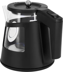 Чайник электрический Vitek VT-WK1083 1л. 1100Вт черный корпус: стекло