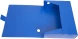 Короб архивный вырубная застежка Бюрократ -BA80/08BLUE пластик 0.8мм корешок 80мм 330x245мм синий