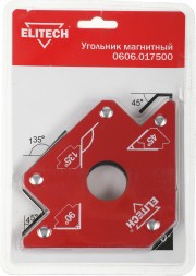 Магнитный угольник Elitech 0606.017500 (195307)