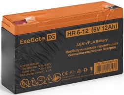 Батарея для ИБП Exegate EX282955 6В 12Ач