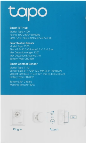 Комплект безопасность и защита TP-Link Tapo T30 KIT