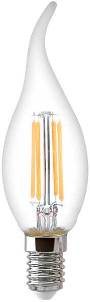 Лампа филам. Thomson Filament TH-B2336 7Вт цок.:E14 свеча 220B 6500K св.свеч.бел.хол. Tail Candle (упак.:1шт)