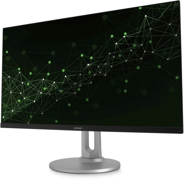 Монитор Digma 27&amp;quot; Progress 27P705Q черный IPS LED 5ms 16:9 HDMI M/M матовая HAS 300cd 178гр/178гр 2560x1440 75Hz FreeSync DP 2K USB 6.1кг
