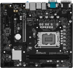 Материнская плата Asrock B860M-HDVP Soc-1851 Intel B860 2xDDR5 mATX AC`97 8ch(7.1) 2.5Gg RAID+VGA+DVI+HDMI+DP