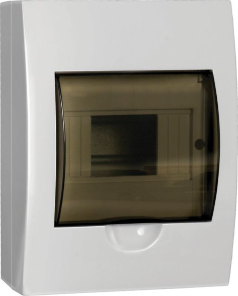 Щит распределительный IEK MKP12-N-06-40-20 ЩРН-П-6 для установки модульных устройств навесной 150мм 97мм 200мм 660B 6мод. пластик IP41 белый (упак.:1шт)