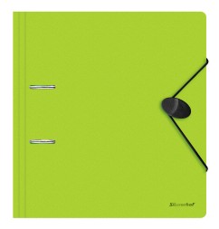 Папка-регистратор Silwerhof 355051 A4 70мм полифом салатовый