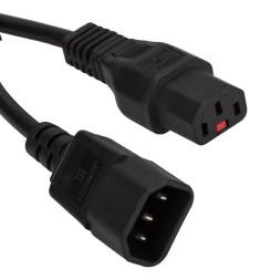 Кабель Lanmaster LAN-PP13/14-3.0-BK (упак.:1шт) 1м черный