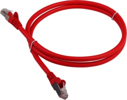 Патч-корд Lanmaster LAN-PC45/S6-2.0-RD FTP RJ-45 вил.-вилка RJ-45 кат.6 2м красный LSZH