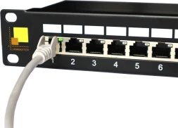 Патч-панель Lanmaster LAN-PPI24S6 19&amp;quot; 1U 24xRJ45 кат.6 STP