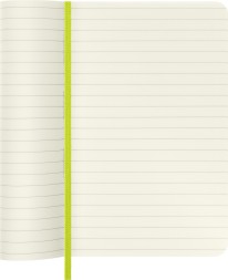 Блокнот Moleskine CLASSIC SOFT QP611C2 Pocket 90x140мм 192стр. линейка мягкая обложка лайм