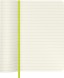 Блокнот Moleskine CLASSIC SOFT QP611C2 Pocket 90x140мм 192стр. линейка мягкая обложка лайм
