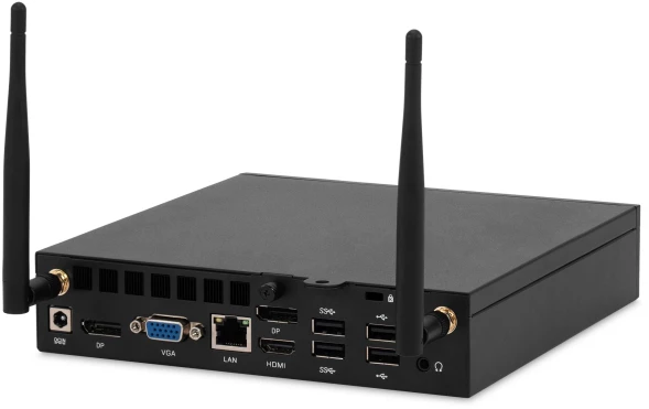 Неттоп IRU 310H6ITF i3 12100 (3.3) 8Gb SSD256Gb UHDG 730 без ОС GbitEth BT черный (2031369)