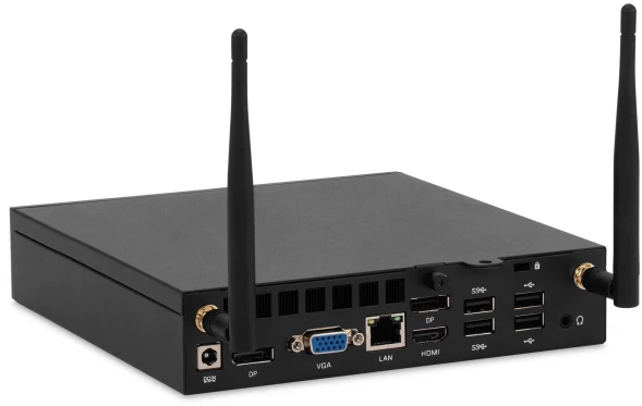 Неттоп IRU 310H6ITF i3 12100 (3.3) 8Gb SSD256Gb UHDG 730 без ОС GbitEth BT черный (2031369)