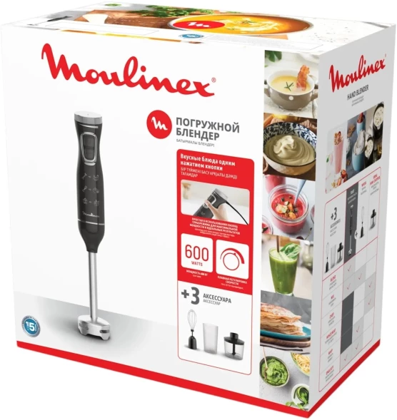 Блендер погружной Moulinex DD5R38F0 600Вт черный