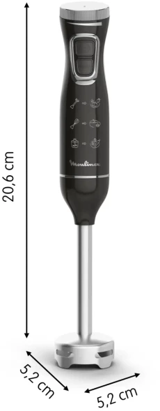 Блендер погружной Moulinex DD5R38F0 600Вт черный