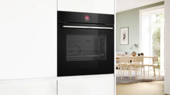 Духовой шкаф Электрический Bosch Serie 8 HBG7341B1 черный