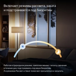 Умная лампа Yandex YNDX-00551 E27 9Вт 806lm (упак.:1шт)