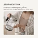 Чайник электрический Rondell RDE-WK888 1.6л. 2200Вт серебристый/черный корпус: стекло