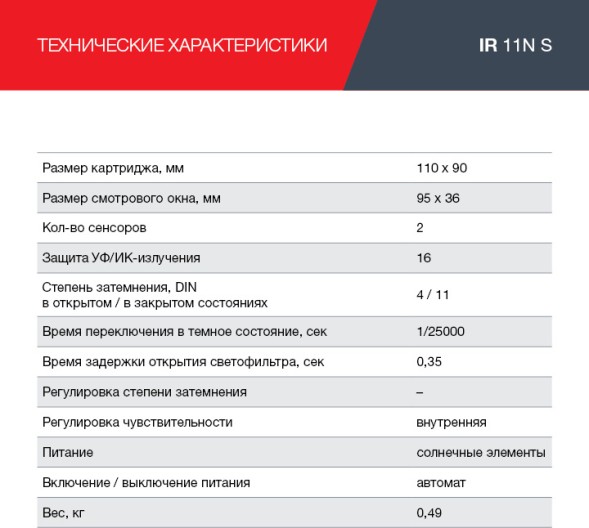 Маска сварщика Fubag Оптима 11 филь.:хамел. кл.:1/1/1/2 см.экр.95x36мм черный (38071)