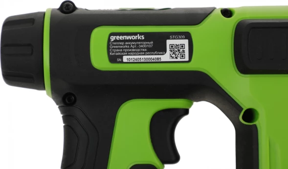 Степлер ручной Greenworks G24CS10 скобы 4/55/90/18GA