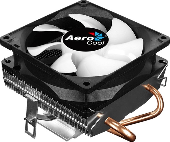 Устройство охлаждения(кулер) Aerocool Air Frost 2 Soc-AM5/AM4/1151/1200/1700 черный/белый 3-pin 26dB Al+Cu 110W 250gr Ret