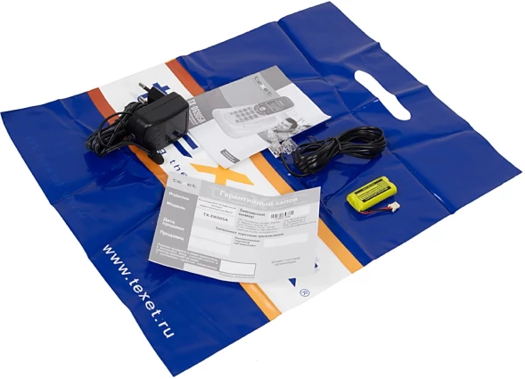 Р/Телефон Dect Texet TX-D6905A черный АОН