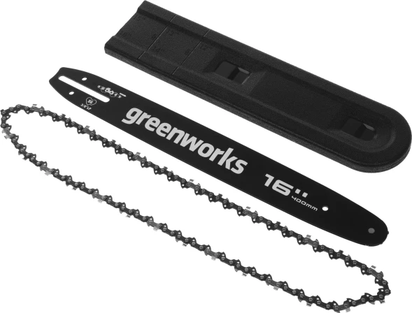 Цепная пила Greenworks GD40CS18K4 аккум. дл.шины:16&amp;quot; (40cm) 1аккум. 4Ач ЗУ (2005807UB)