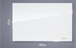 Доска стеклянная Cactus CS-GBD-65X100-UWT-TM Сквозное крепление стекло ультра белый 65x100см стекло крепления