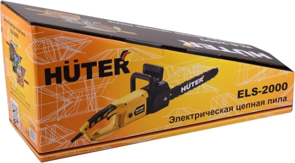 Цепная пила Huter ELS-2000 от сети 2000Вт дл.шины:16&amp;quot; (40cm) (70/10/1)