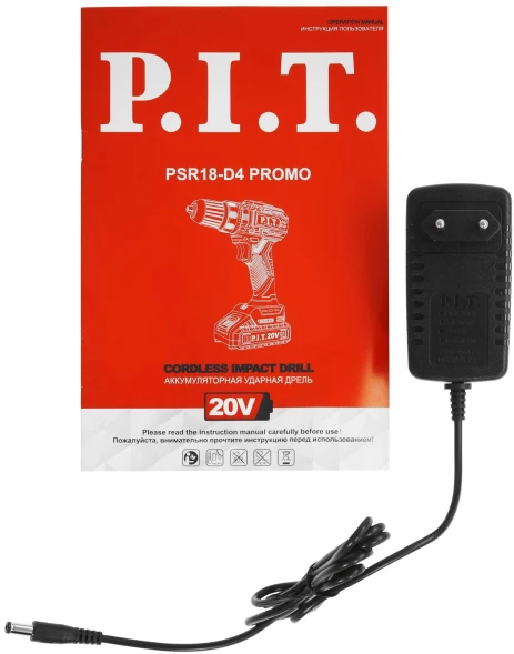 Дрель-шуруповерт P.I.T. PSR18-D4 Promo аккум. патрон:быстрозажимной