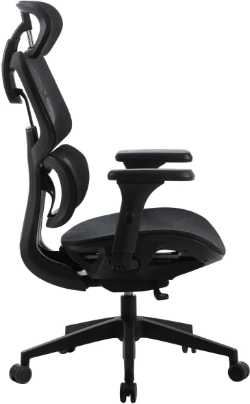 Кресло Cactus CS-MC555-BK черный сетка с подголов. крестов. пластик пластик черный