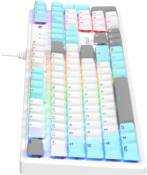 Клавиатура A4Tech Bloody S520N механическая белый USB for gamer LED