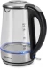 Чайник электрический Hyundai HYK-G8406 1.7л. 2200Вт прозрачный/черный корпус: металл