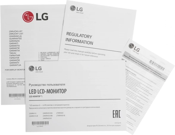 Монитор LG 23.8&amp;quot; 24MR400-B черный IPS LED 16:9 HDMI матовая 250cd 178гр/178гр 1920x1080 100Hz FreeSync VGA FHD 2.6кг