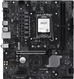Материнская плата MSI PRO B860M-E Soc-1851 Intel B860 2xDDR5 mATX AC`97 8ch(7.1) 5Gigabit RAID+HDMI+DP