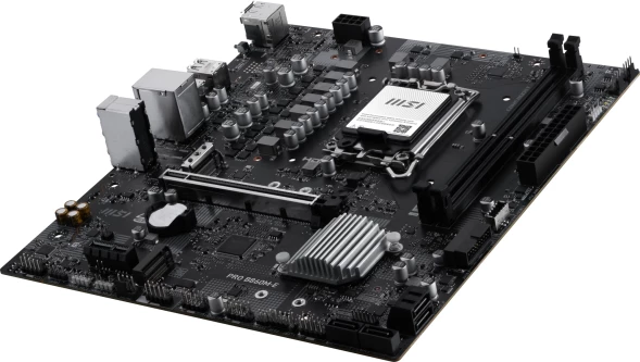 Материнская плата MSI PRO B860M-E Soc-1851 Intel B860 2xDDR5 mATX AC`97 8ch(7.1) 5Gigabit RAID+HDMI+DP