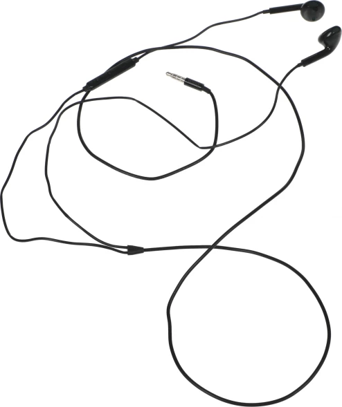 Гарнитура вкладыши Hoco M55 1.2м черный проводные в ушной раковине