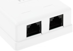 Розетка ITK CS2-1C5EU-22 настен. RJ45 2 кат.5E UTP бел. (упак.:1шт)