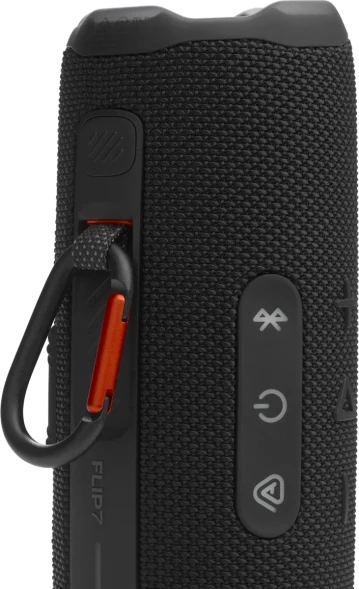Колонка порт. JBL Flip 7 черный 35W 1.0 BT 4800mAh (JBLFLIP7BLK)