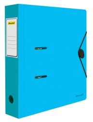 Папка-регистратор Silwerhof 355052 A4 70мм полифом голубой