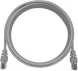 Патч-корд NTSS NTSS-PC-UTP-RJ45-5e-2.0-LSZH-GY UTP RJ-45 вил.-вилка RJ-45 кат.5E 2м серый LSZH 26AWG