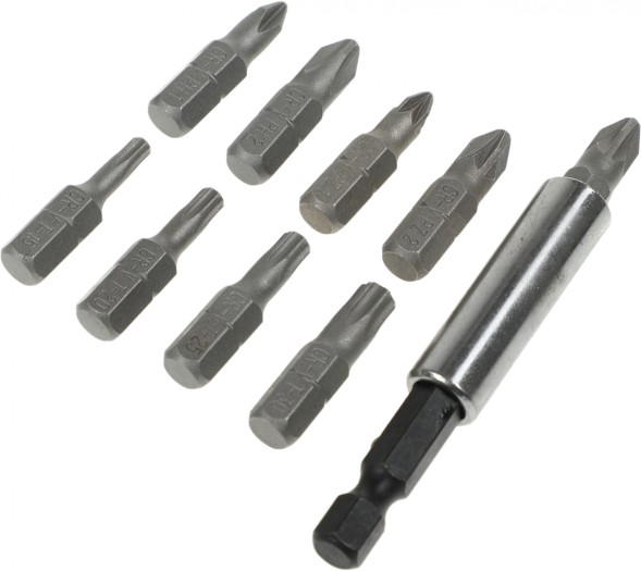 Набор бит Kraftool 26130-H10 (10пред.) для шуруповертов/дрелей